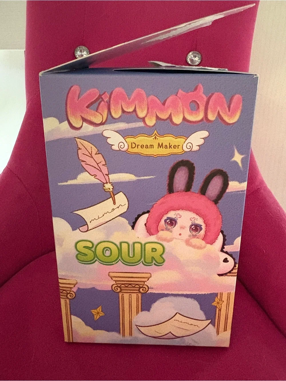 Kimmon Mimon Pink Bunny Plush Keychain
